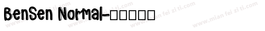 BenSen Normal字体转换